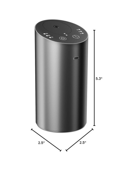 Difusor de Aceites Esenciales ColorSavvy Portátil Gris 20ml