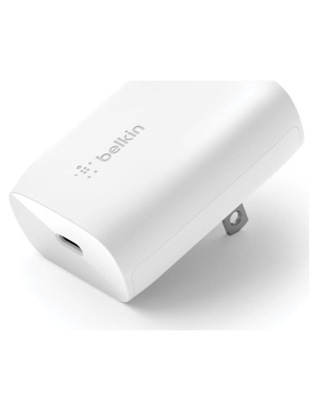 Cargador USB-C Belkin 30W Carga Rápida para iPhone y Samsung
