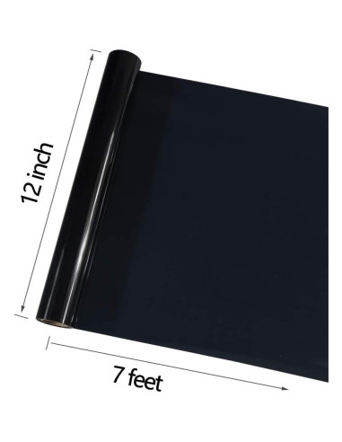 Rollos de Vinilo de Transferencia de Calor GYT 30.5x215 cm Negro