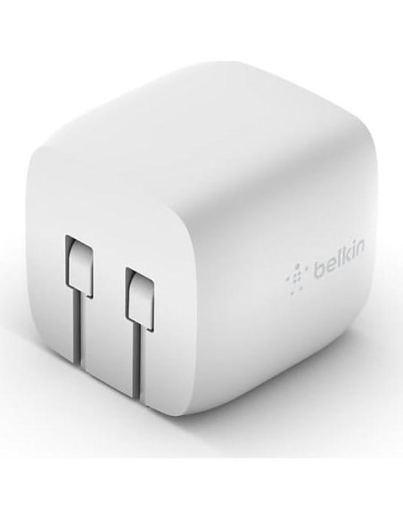 Cargador USB-C Belkin 30W Carga Rápida para iPhone y Samsung