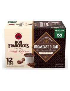 Café Mezcla de Desayuno Don Francisco - 12 Cápsulas K-Cup 100% Arábica