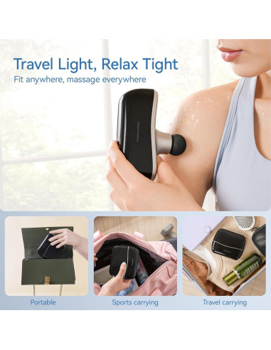 Pistola de Masaje KingPavonini Mini 10 Velocidades 0.23 kg