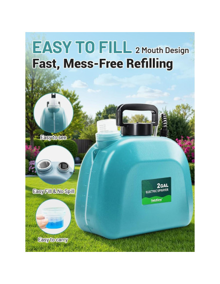 Pulverizador a Batería 2 Galones SideKing con Varilla 81.28 cm