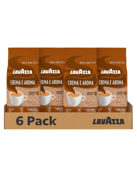 Granos de Café Tostados Lavazza Crema e Aroma 6 kg
