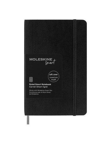 Cuaderno Moleskine Smart Notebook Pocket Tapa Blanda Negro 9x14cm