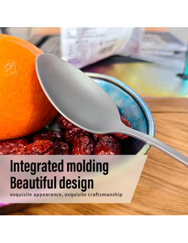 Juego de Cubiertos de Titanio TiTo - Tenedor y Cuchara 2 Pcs