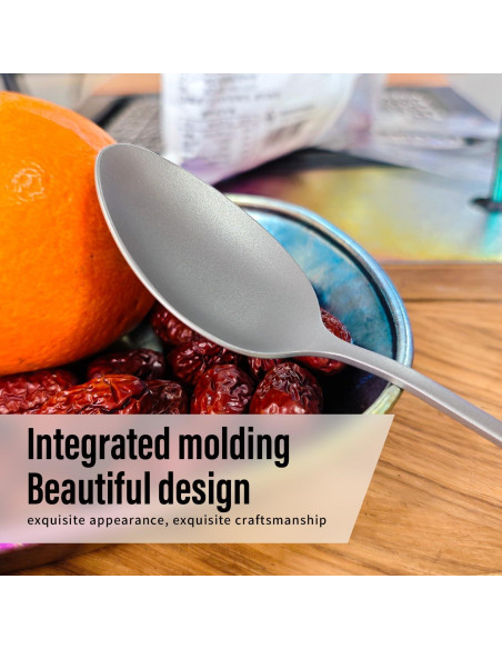 Juego de Cubiertos de Titanio TiTo - Tenedor y Cuchara 2 Pcs