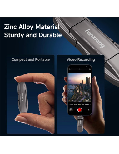 Unidad Flash Fanxiang 512GB USB 3.2 Gen2 Doble Tipo C