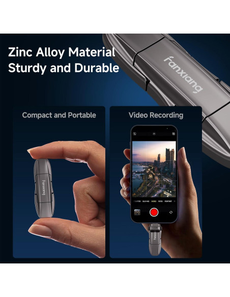 Unidad Flash Fanxiang 512GB USB 3.2 Gen2 Doble Tipo C