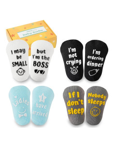 Conjunto de Calcetines InnoBeta para Bebés 3-12 Meses (4 Pares)