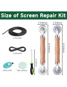Kit de Reparación de Pantalla de Ventana GeekNi 1.09 kg 48x300 cm 2