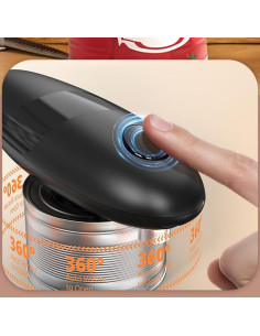 Abrelatas Eléctrico Automático Genérico 272g Bordes Suaves 2