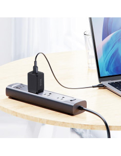 Cargador rápido STATIK GaN 48W Doble USB-C y USB-A 2