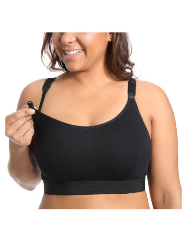 Sostén de Lactancia Deportivo Gratlin Talla Grande Algodón