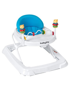 Andador para Bebés BABY JOY Plegable Ajustable 6-18 Meses Azul