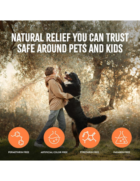 Spray TropiClean Alivio Picaduras Pulgas y Garrapatas 226g