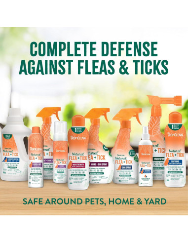 Spray TropiClean Alivio Picaduras Pulgas y Garrapatas 226g
