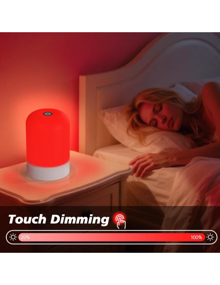 Lámpara de Terapia de Luz Roja Aogled 670nm Recargable