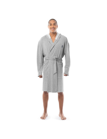 Bata de French Terry IZOD para hombres XX-Large Gris Claro