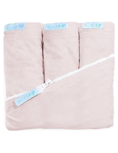 Juego de Sábanas para Cuna QuickZip - 3 Sábanas 100% Algodón