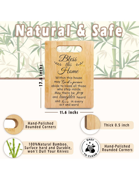 Tabla de Cortar de Bambú RYYCDOI 29.7x19.6cm Decorativa