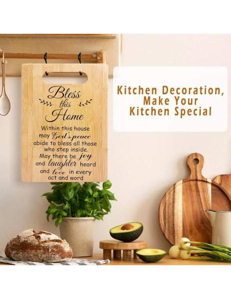 Tabla de Cortar de Bambú RYYCDOI 29.7x19.6cm Decorativa