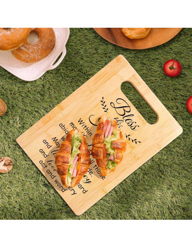 Tabla de Cortar de Bambú RYYCDOI 29.7x19.6cm Decorativa