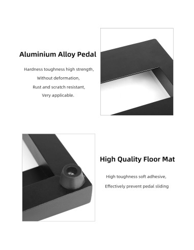 Mini Pedalboard Mr.Power 38.1x14.5cm Aluminio Ligera 0.34kg