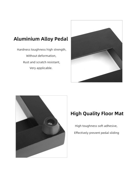 Mini Pedalboard Mr.Power 38.1x14.5cm Aluminio Ligera 0.34kg