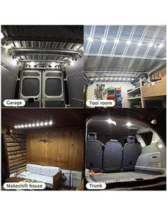Kit de Luces LED Interior ROYFACC 120 LEDs 12V para Van 2