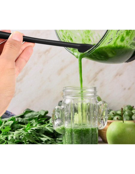 Espátula de Silicona Patelai 2 Piezas Mango Largo 28 cm