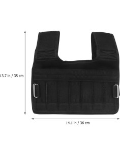 Chaleco con peso BESPORTBLE para entrenamiento y correr 2