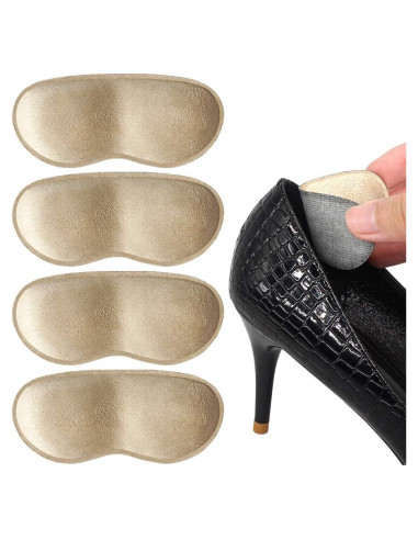 Cojines para Talón Dr. Foot Beige - 2 Pares + 1 Extra