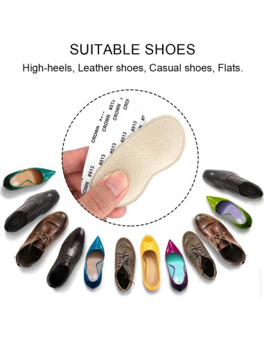 Cojines para Talón Dr. Foot Beige - 2 Pares + 1 Extra