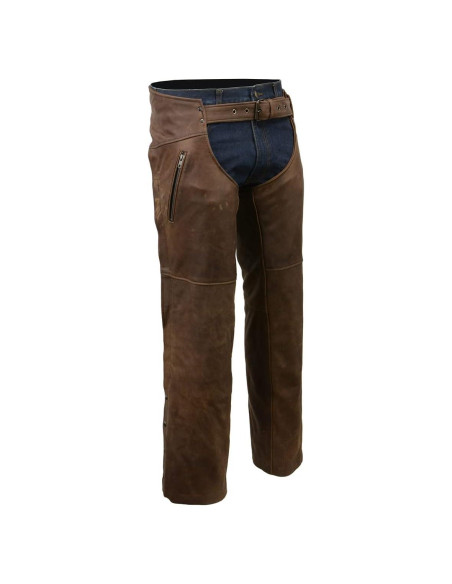 Chaps de Cuero Milwaukee MLM5518 para Hombre Marrón Térmicos