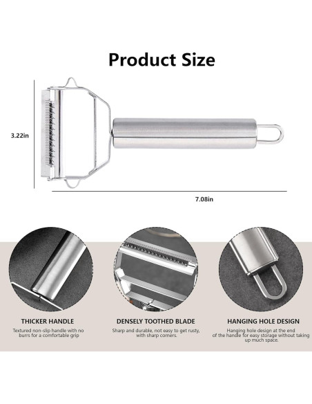 Pelador Juliana ReNext de Acero Inoxidable 18cm