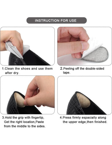 Cojines para Talón Dr. Foot Beige - 2 Pares + 1 Extra