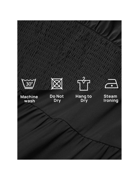 Vestido Maxi de Playa para Mujeres CzzzyL Sin Mangas con Bolsillos