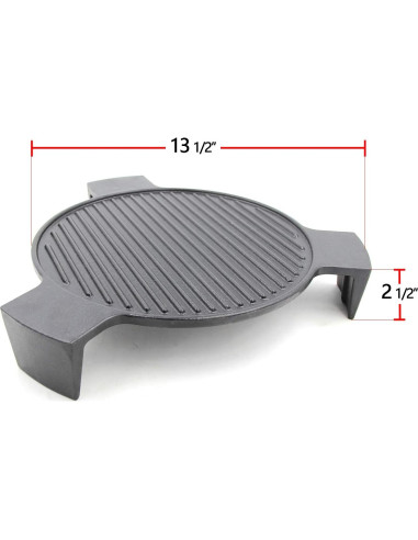 Plato de Hierro Fundido Hongso 15.5" para Parrilla Kamado