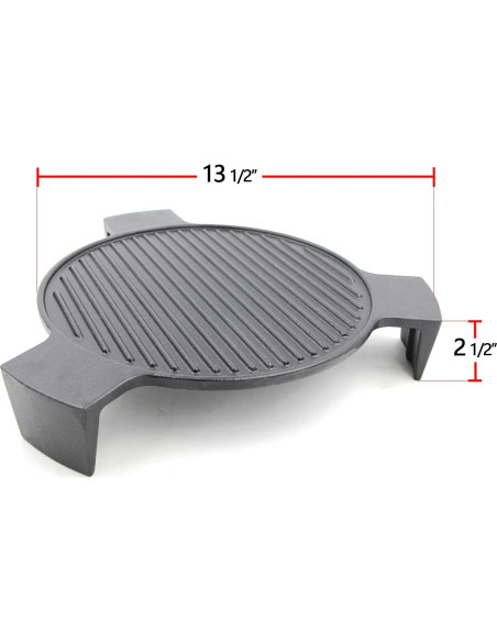 Plato de Hierro Fundido Hongso 15.5" para Parrilla Kamado