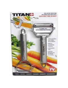 Pelador de Verduras Juliana Titan Peeler Acero Inoxidable 19cm