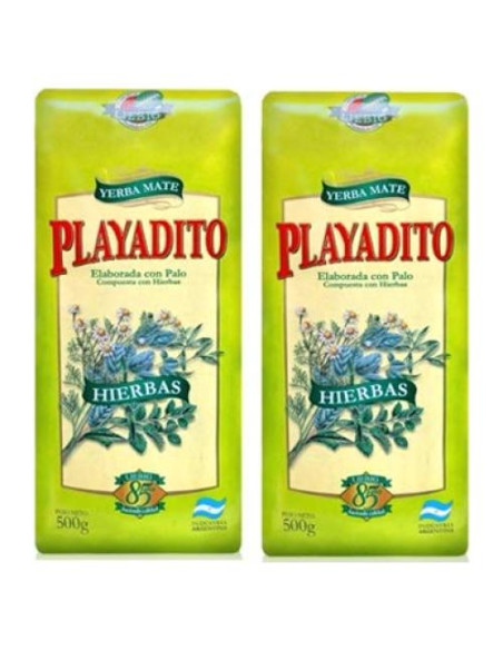 Yerba Mate Compuesta PLAYADITO 500g - 2 Paquetes