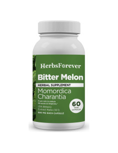 Cápsulas de Melón Amargo Herbsforever 60 Unidades 800 Mg