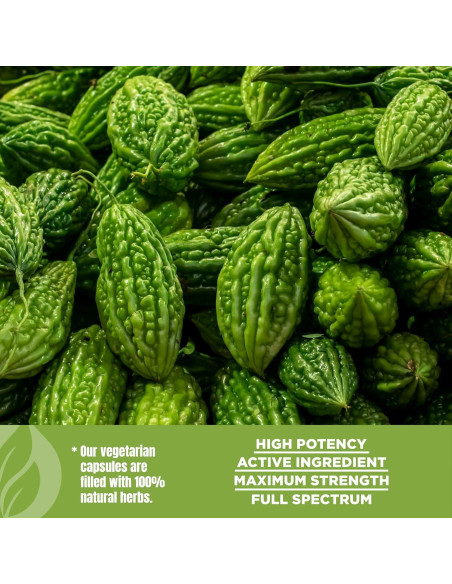 Cápsulas de Melón Amargo Herbsforever 60 Unidades 800 Mg
