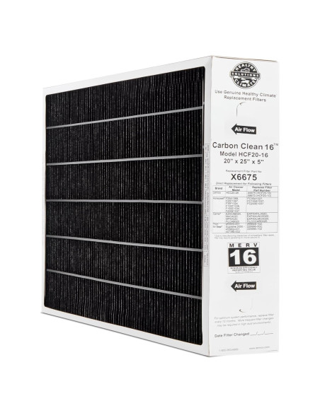 Filtro de Reemplazo MERV 16 Lennox Healthy Climate X6675 63.5x50.8x12.7cm