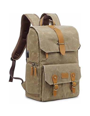 Mochila Profesional para Cámara ZESTTREK con Cubierta Impermeable