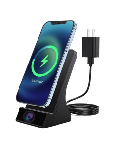 Cargador Inalámbrico con Cámara Oculta LIZVIE 1080P