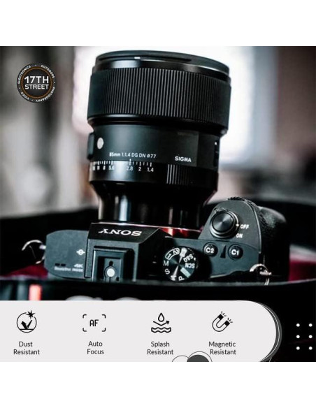 Lente Sigma 85mm f/1.4 DG DN Art para Sony E + Flash Godox TT350S