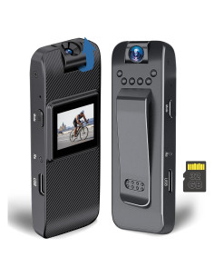 Cámara Corporal GXSSTO HD 1080P con Pantalla y SD 32GB