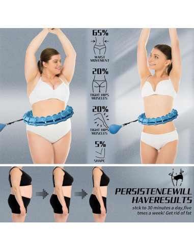 Aro Ponderado Inteligente Dumoyi para Pérdida de Peso - Grande